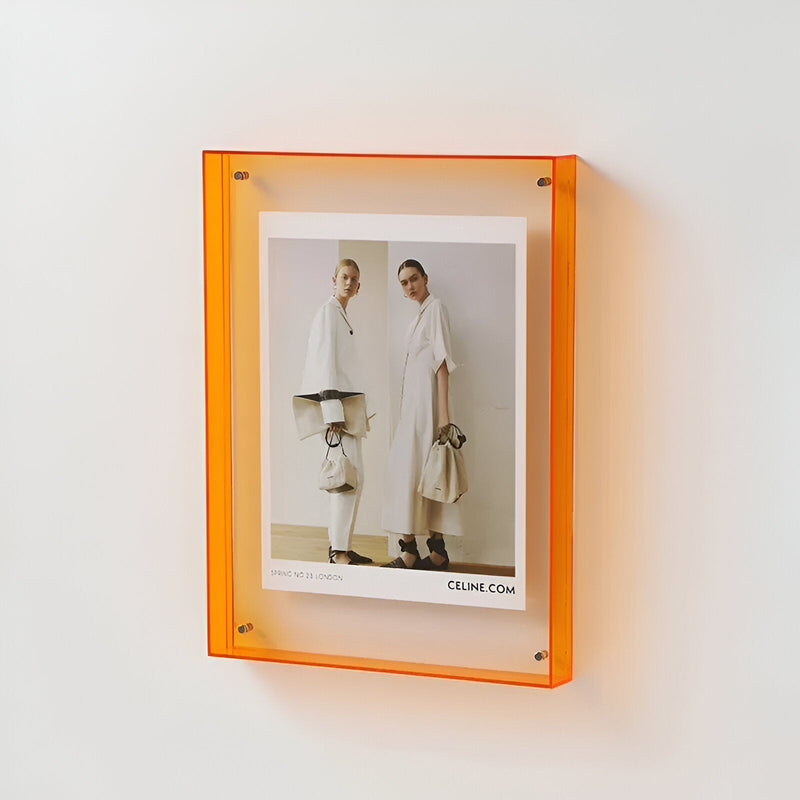 Coloured Acrylic Picture Frame