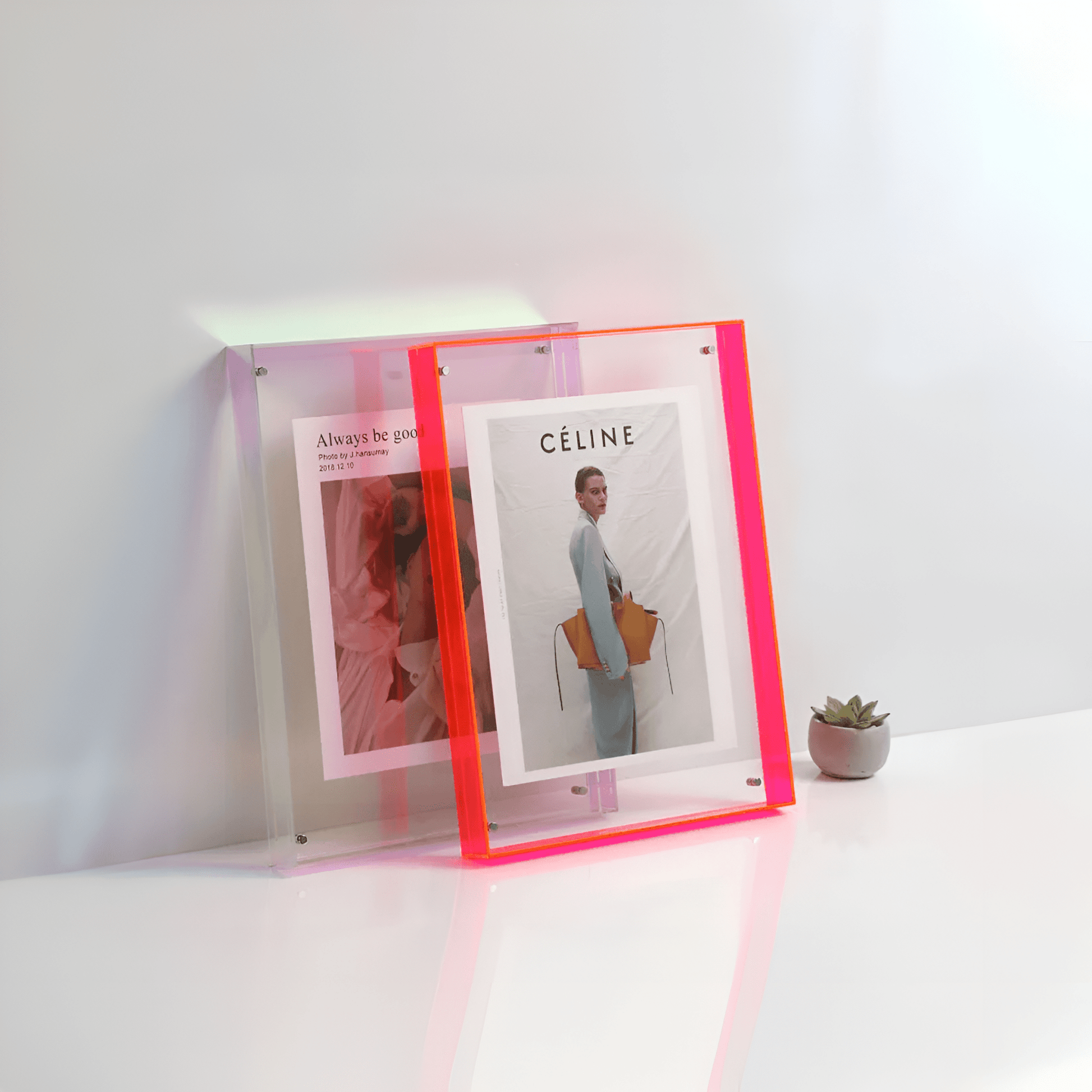 Coloured Acrylic Picture Frame