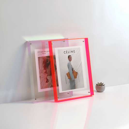 Coloured Acrylic Picture Frame