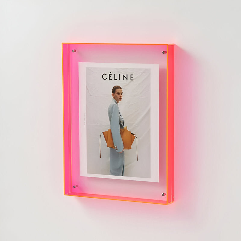 Coloured Acrylic Picture Frame