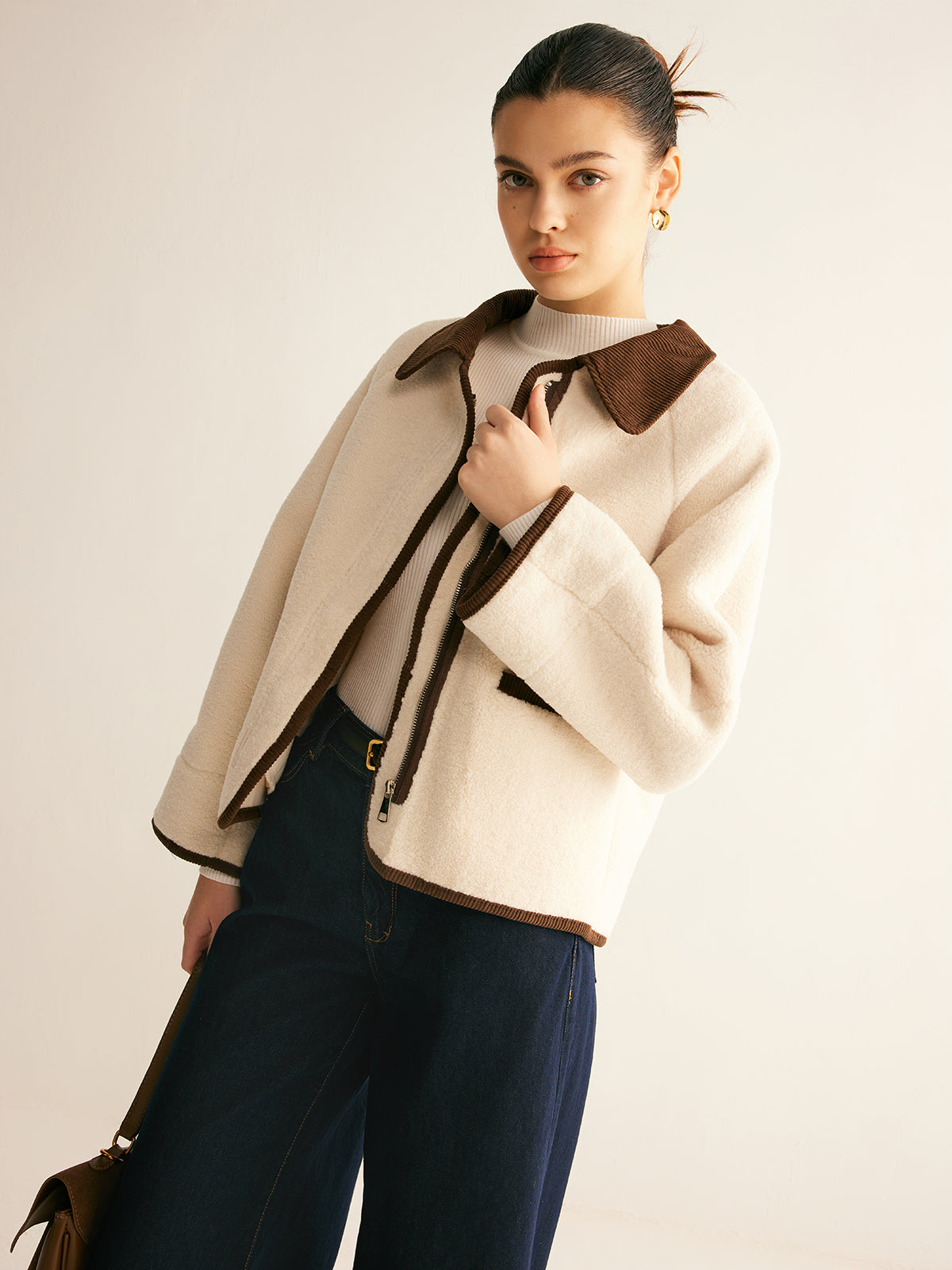 Mabel Women's Jacket - fabric and finish detail