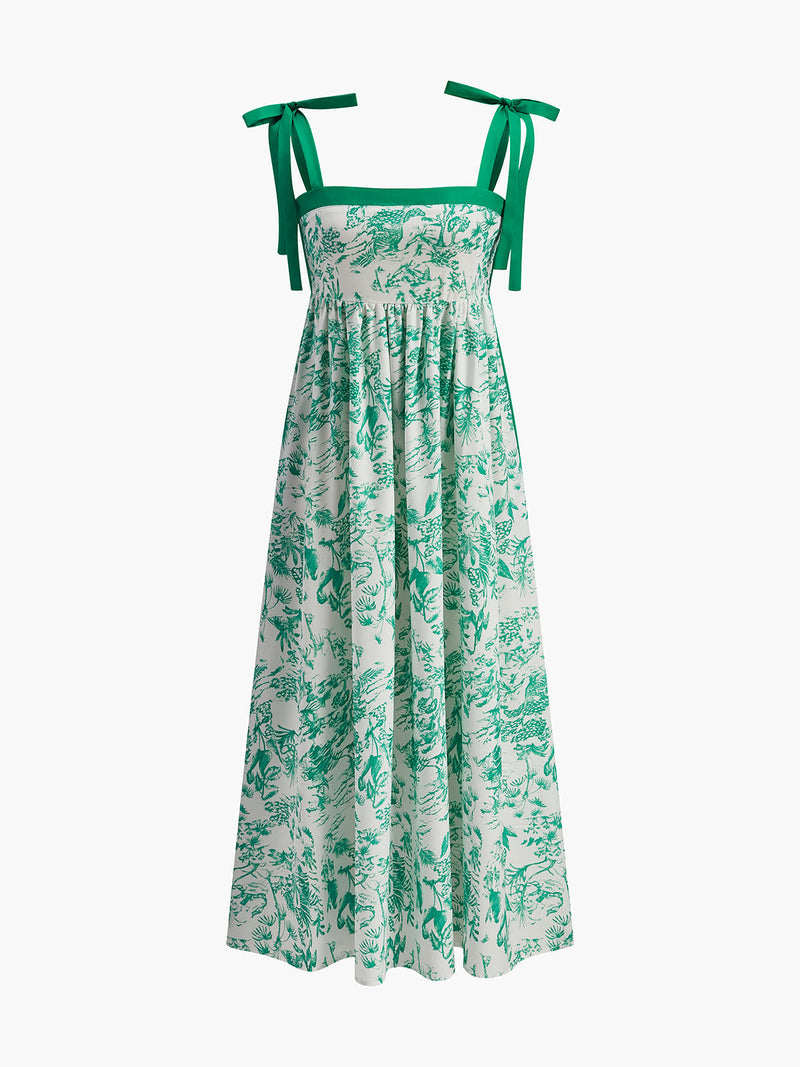 Bijou Women's Floral Dress | Contrast, Sleeveless, Maxi