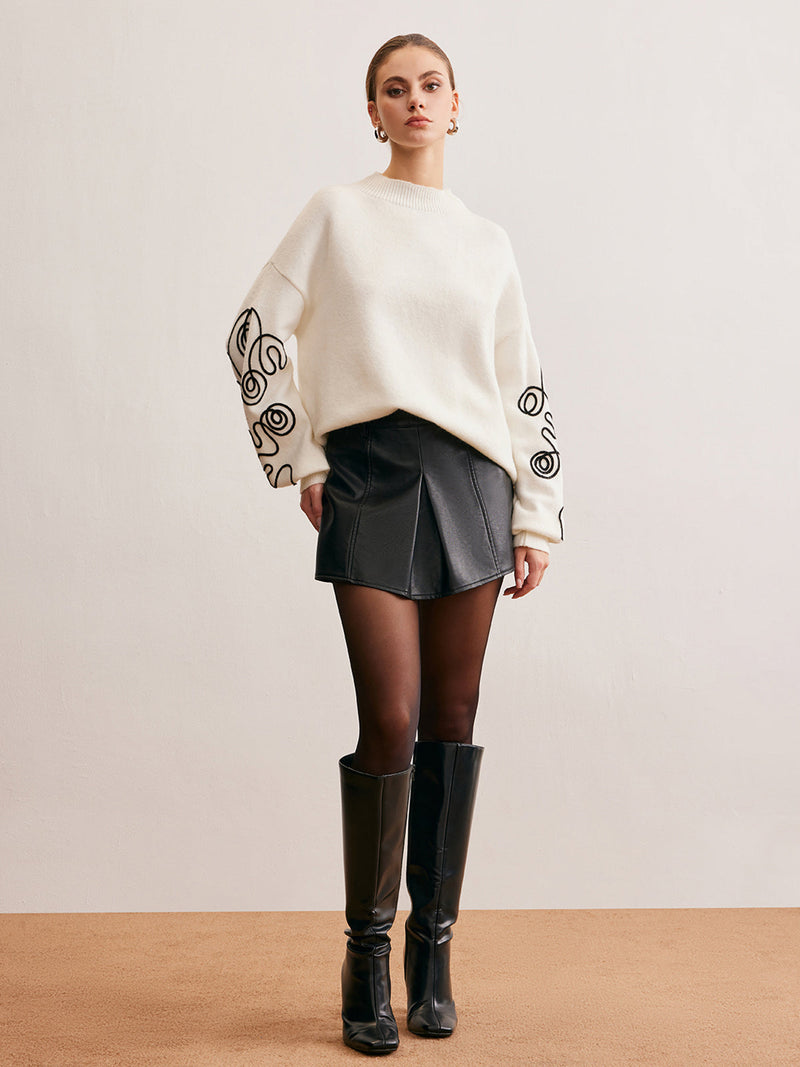 Liana Women's Sweater - back view