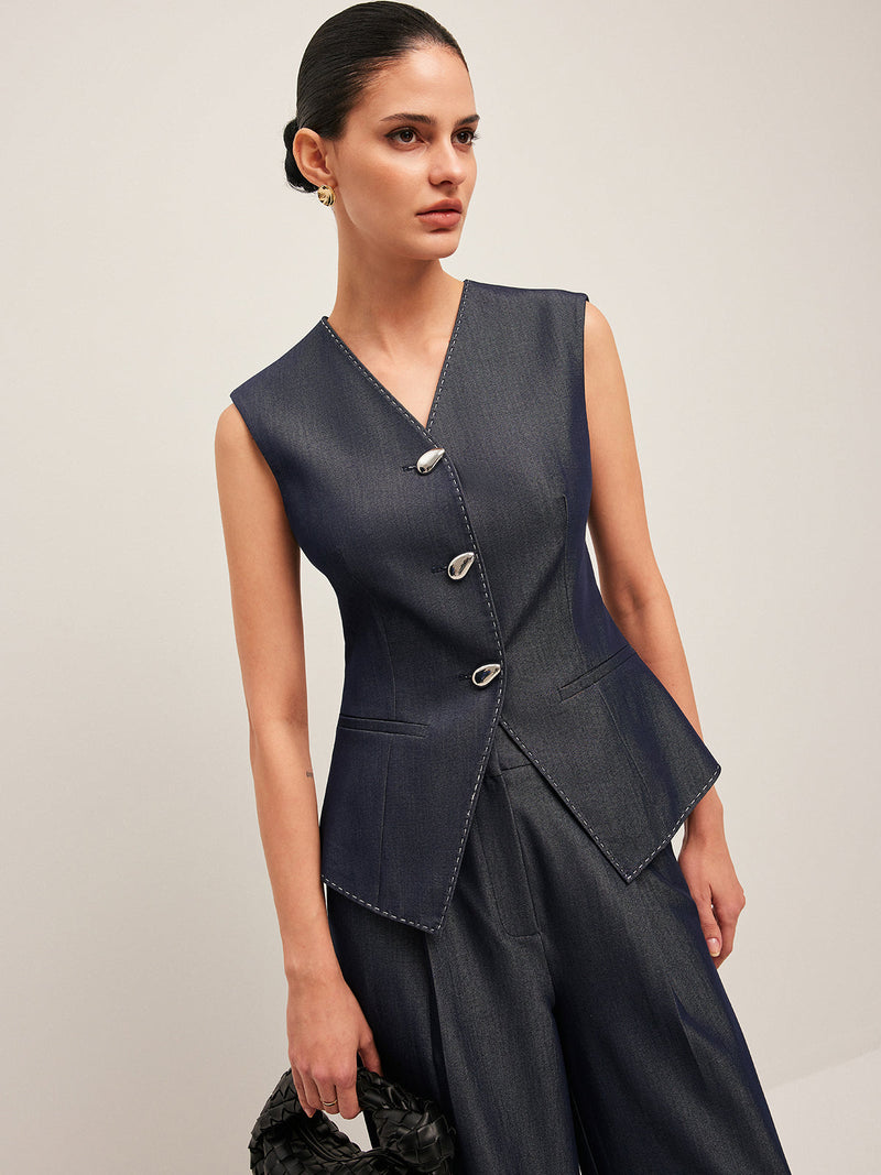 Bijou Women's Vest - full-length view