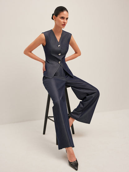 Bijou Women's Vest - flat lay