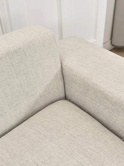 L-Shaped Cross Pattern Egg Shell Sofa Cover