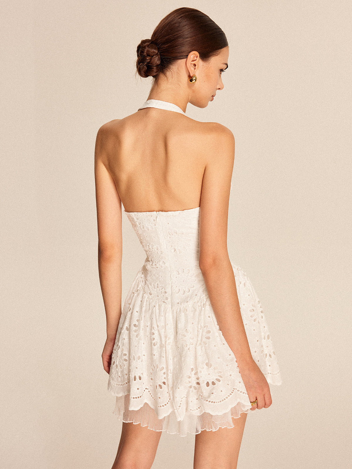 Cleo Women's Dress - fabric and finish detail