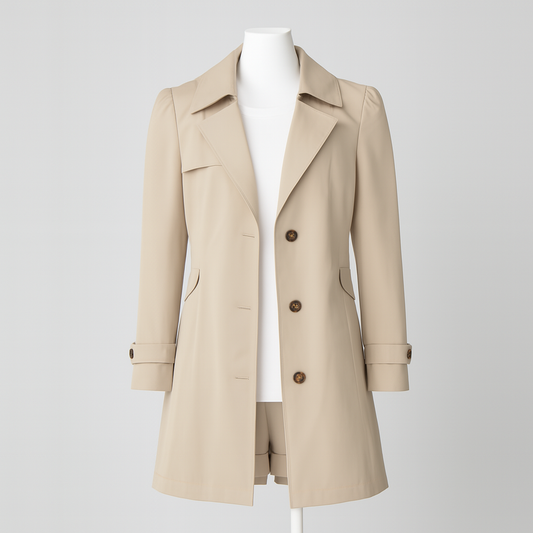 Maren Women's Trench Coat - styled view