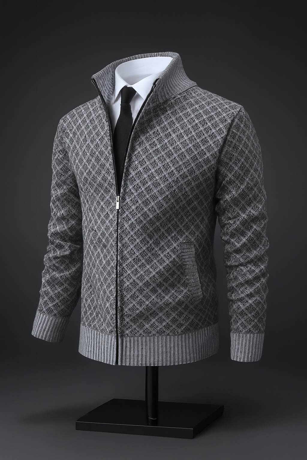 Quill Men's Cardigan - flat lay