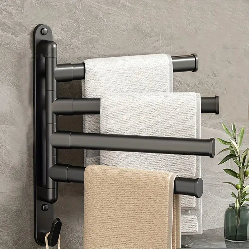 Marlow Solar Bathroom Rack - full-length view