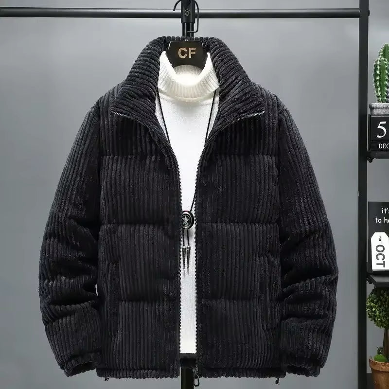 Saskia Women's Puffer Jacket - fabric and finish detail