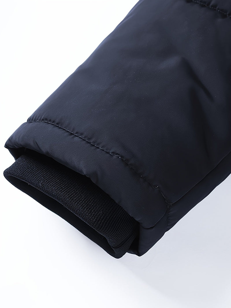 Hollis Men's Quilted Puffer Jacket - flat lay