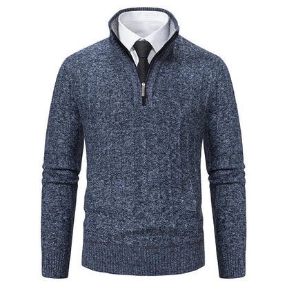 Yves Men's Cable Knit Sweater - back view