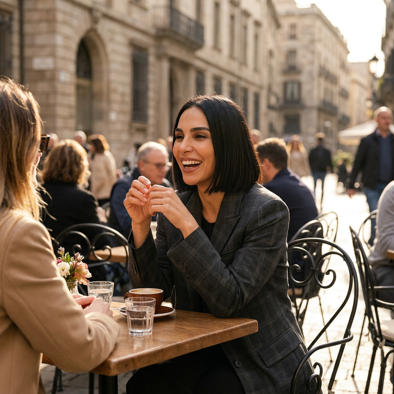 Blazer Oversized para Mujer Ivy | Cuadros Irregulares, Estilo Casual