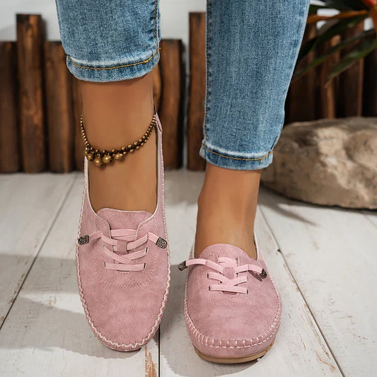Maren Women's Suede Loafers - front view
