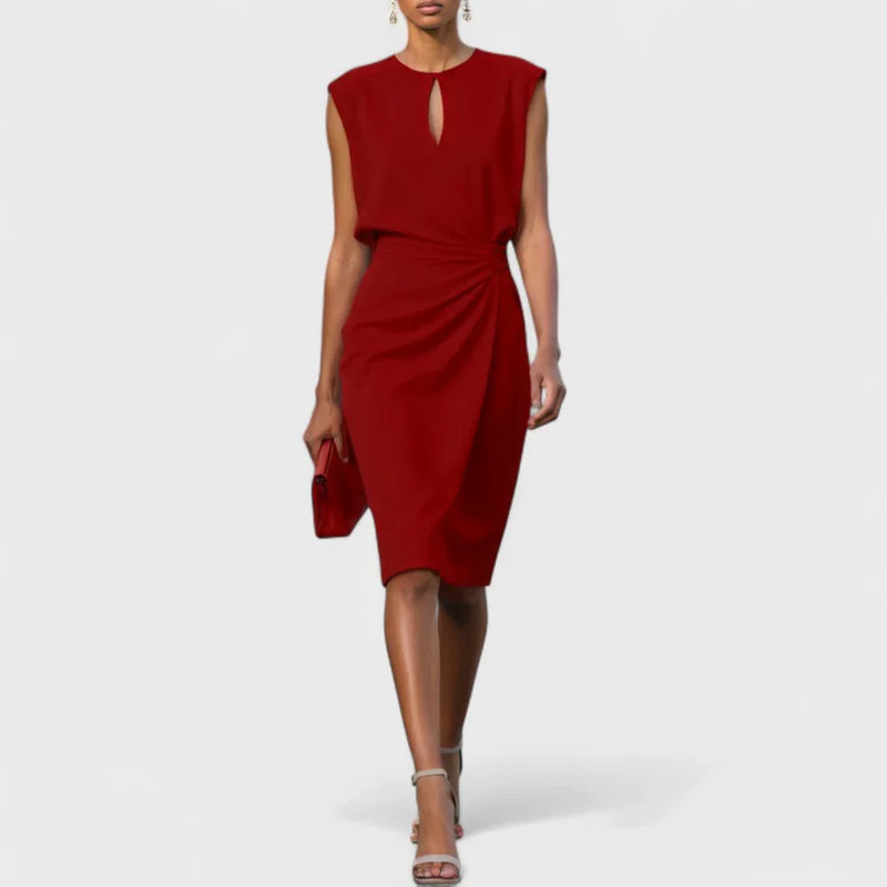 Ava Women's Midi Dress - full-length view
