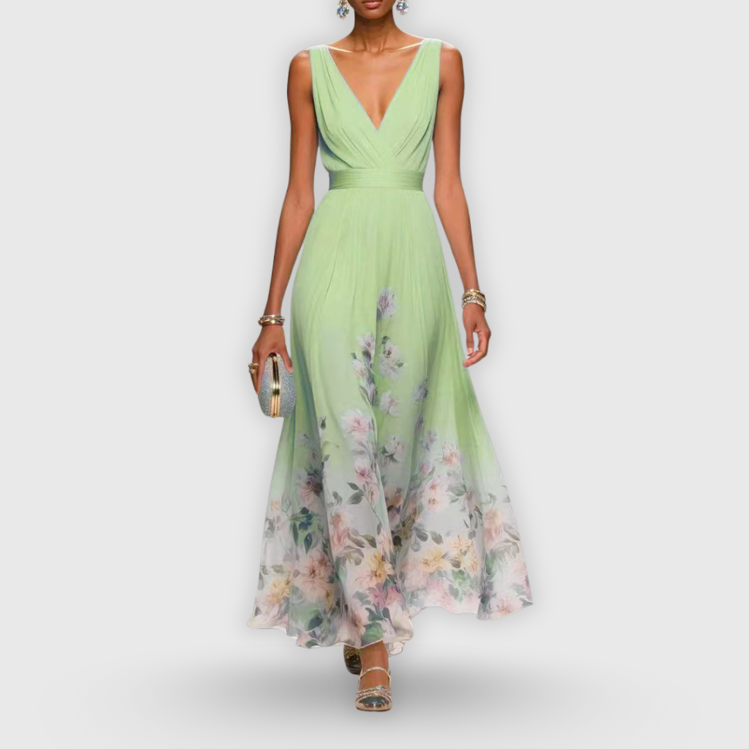 Rowan Women's Floral Maxi Dress - back view