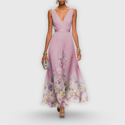 Rowan Women's Floral Maxi Dress - styled view