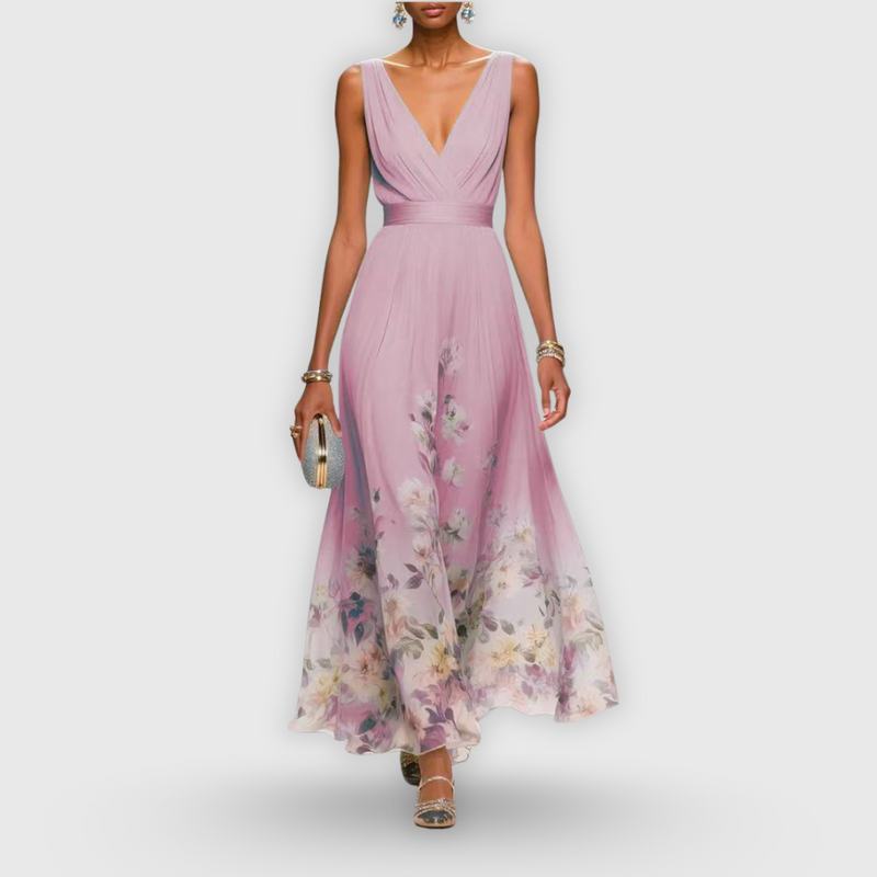 Rowan Women's Floral Maxi Dress - styled view