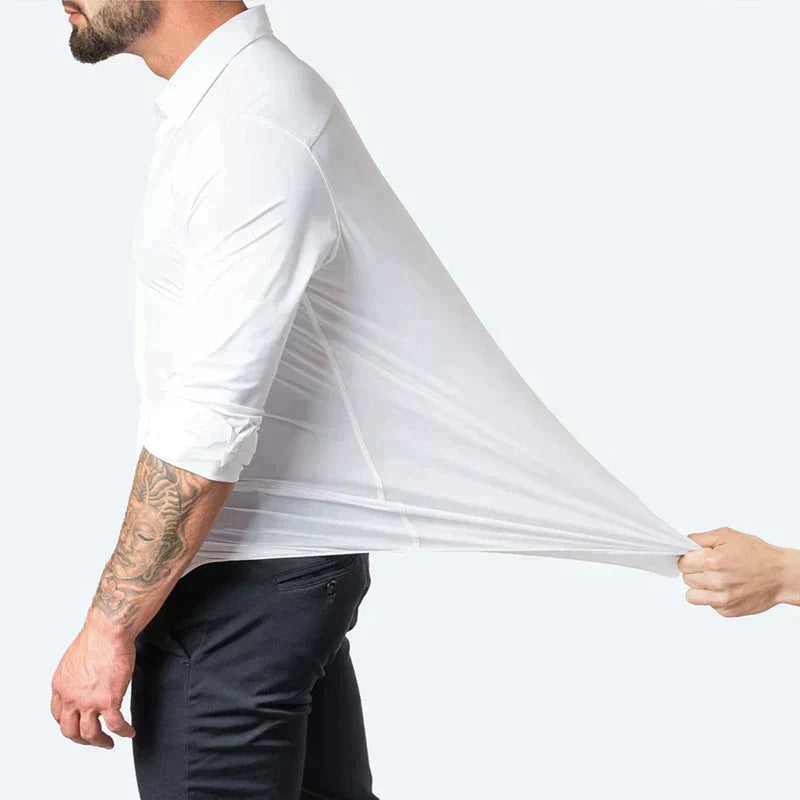 Gray Men's Dress - styled view