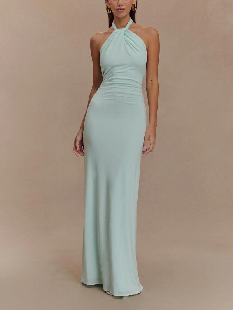 Anaïs Women's Maxi Dress - fabric and finish detail