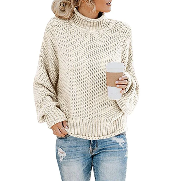 Freya Women's Oversized Sweater | Turtleneck