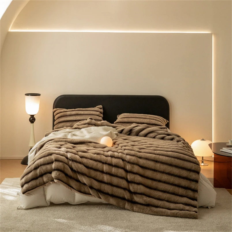 Kestrel Solar Throw Blanket - styled view