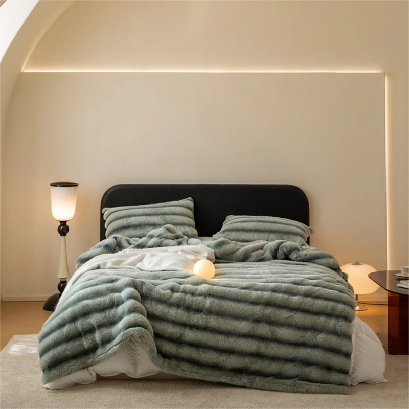 Kestrel Solar Throw Blanket - shown in use