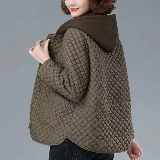 Quinn Women's Quilted Coat - front view