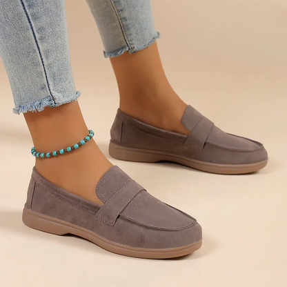 Elise Women's Suede Loafers - back view