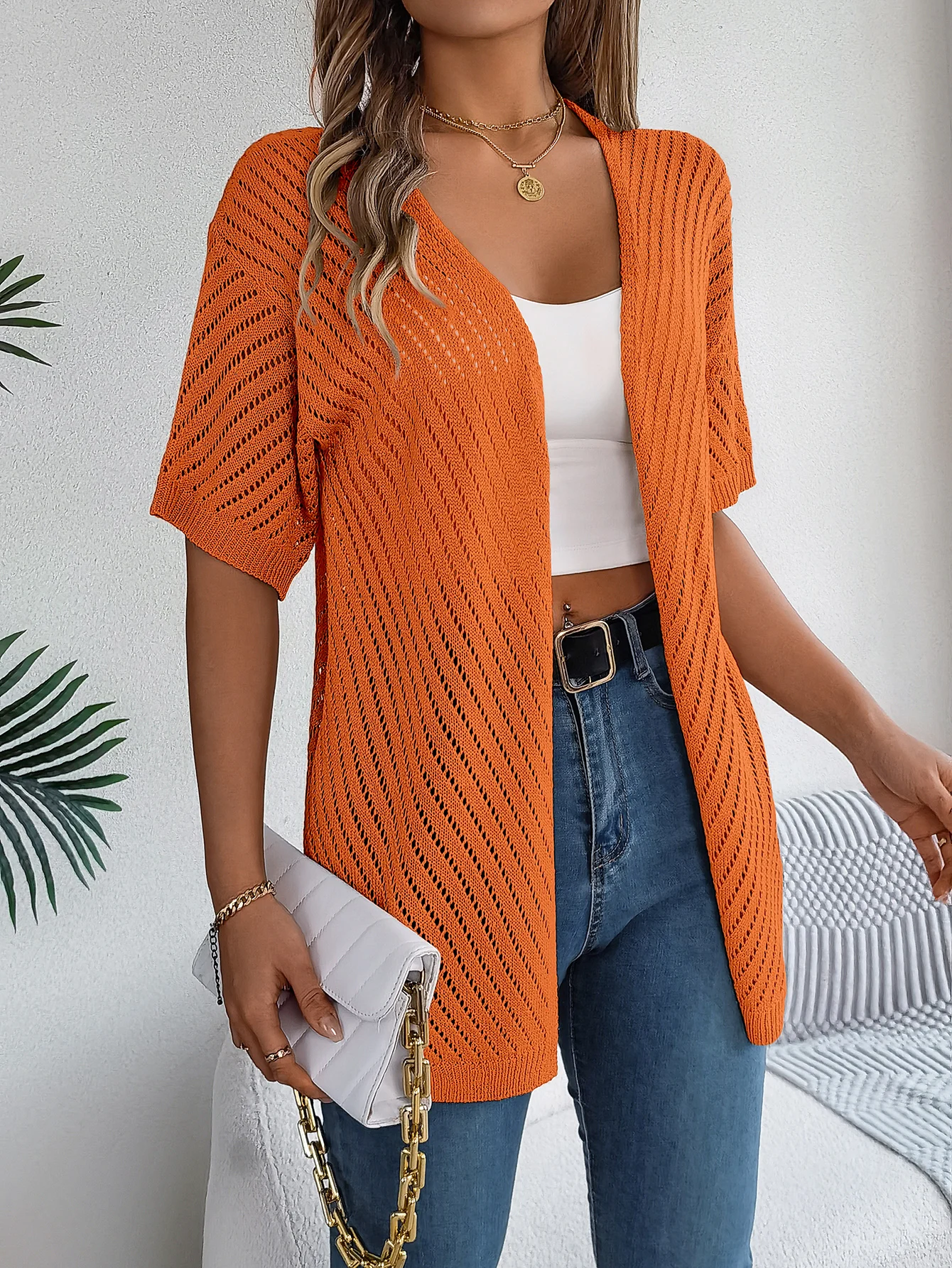 Nadia Women's Cardigan - full-length view