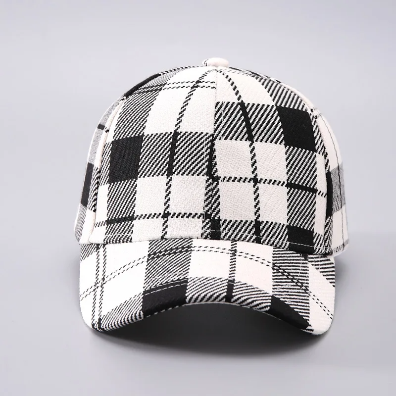 Kira Women's Plaid Hat - back view