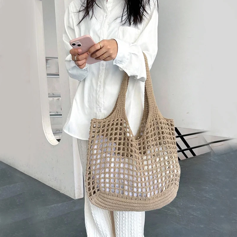 Winona Women's Crochet Crochet Carryall - front view