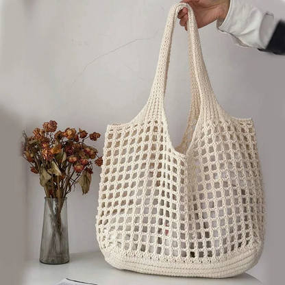 Winona Women's Crochet Crochet Carryall - front view