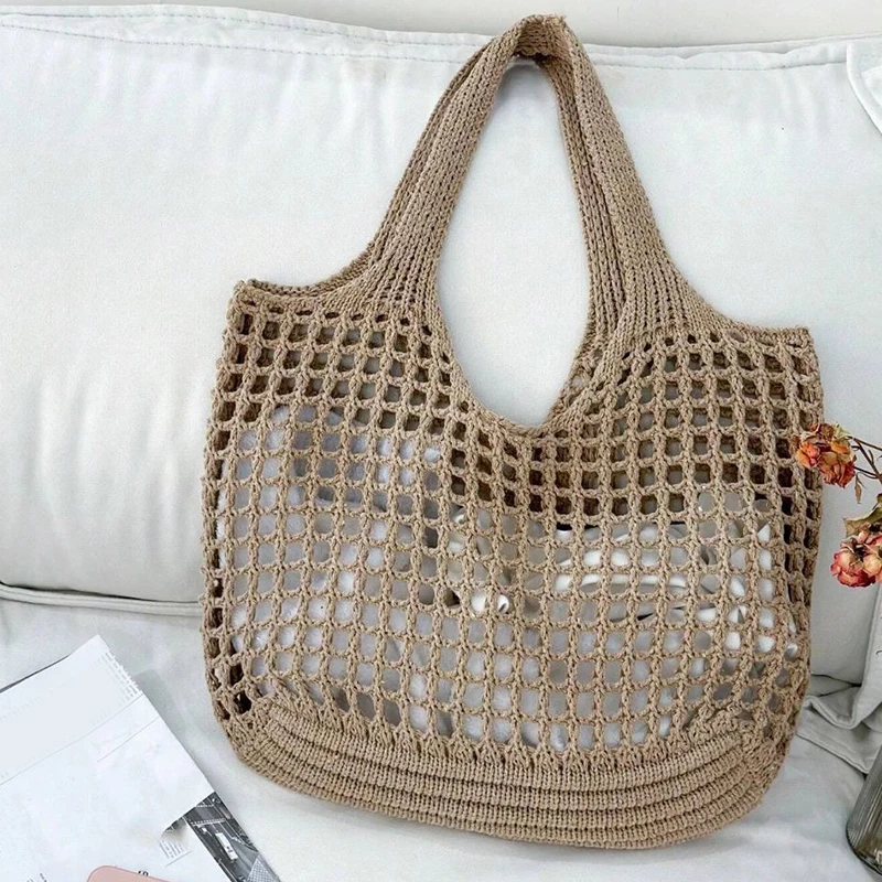 Winona Women's Crochet Crochet Carryall - close-up detail