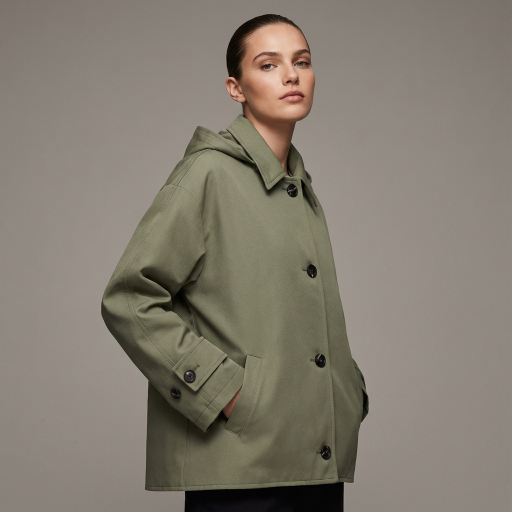 Veste à capuche pour femmes Aurelia | Boutonnée devant, coupe décontractée