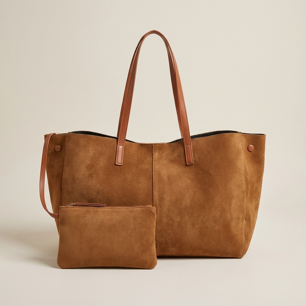 River Luna Women’s Tote Bag | Structured Shape, Detachable Pouch