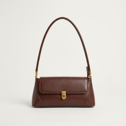 Sac à épaule pour femmes Celeste | Détail de verrou vintage, silhouette élégante