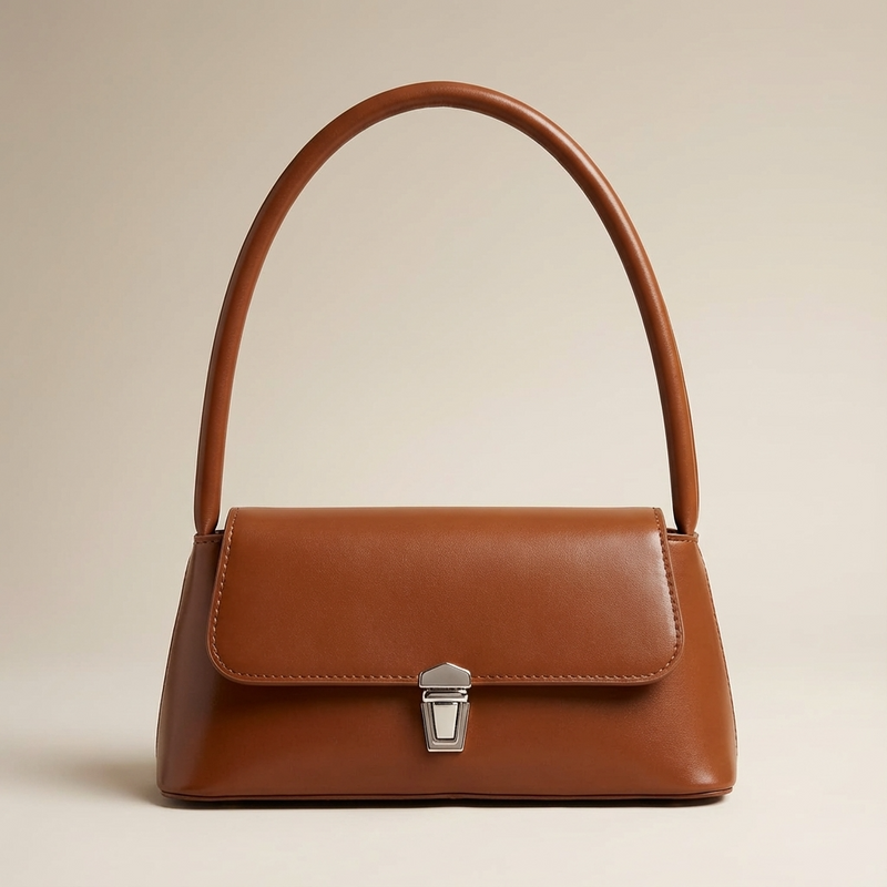 Bolso de hombro para mujer Maribel | Frente con solapa, Cierre de candado