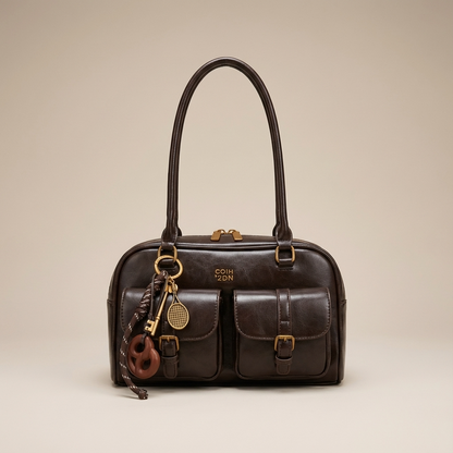 Bolso de hombro para mujer Liora | Forma estructurada, Duales bolsillos frontales