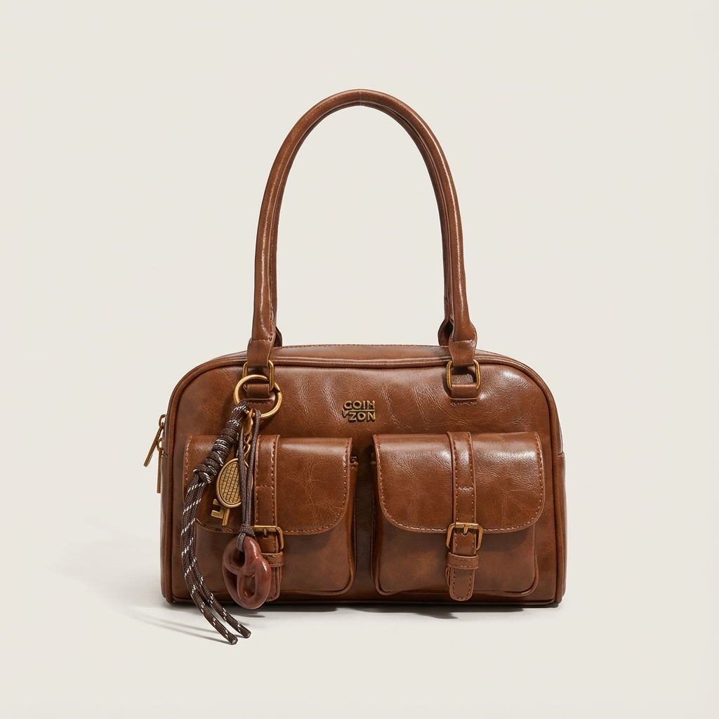 Bolso de hombro para mujer Liora | Forma estructurada, Duales bolsillos frontales