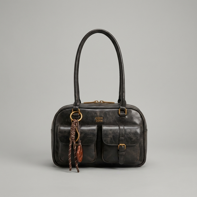 Bolso de hombro para mujer Liora | Forma estructurada, Duales bolsillos frontales