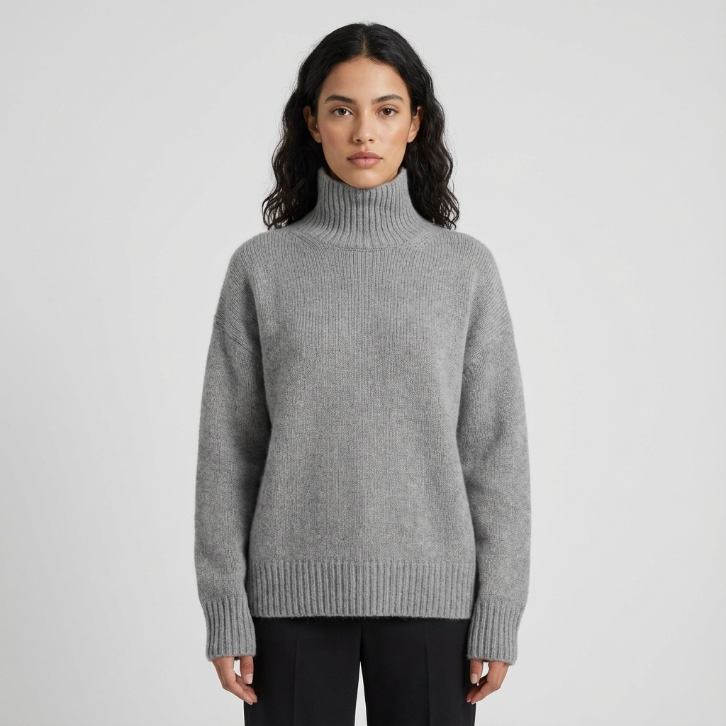 Pull col roulé pour femmes Seren | Col haut, manches longues