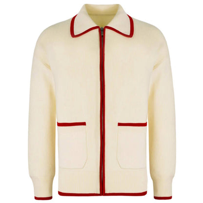 Orson Men's Cable Knit Cardigan - back view