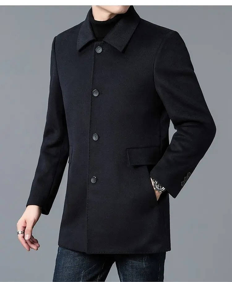 Orson Men's Coat - close-up detail