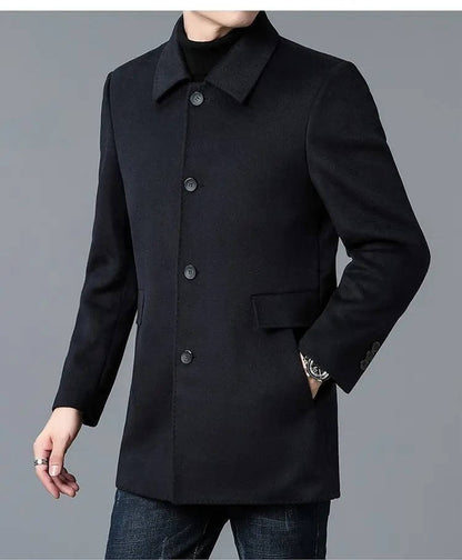 Orson Men's Coat - close-up detail
