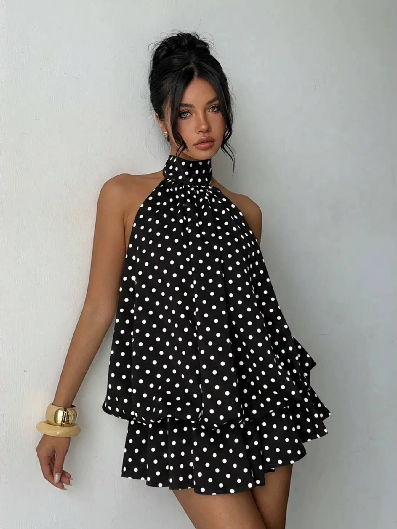Giselle Women's Mini Dress - flat lay