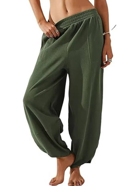 Nora Women's Wide Leg Joggers - front view