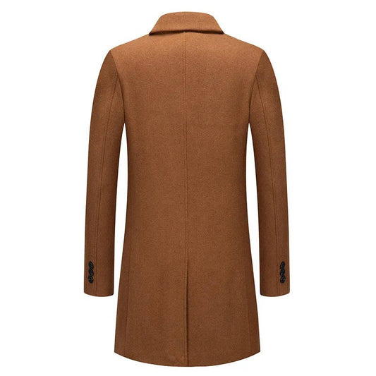 Silas Men's Coat - styled view