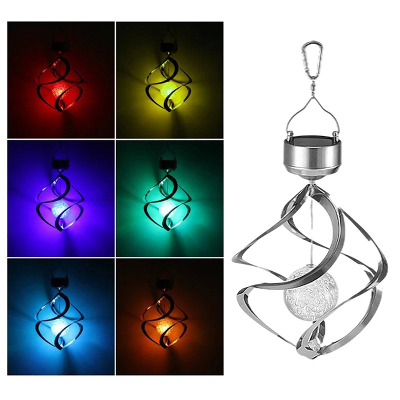 Isle Solar Lamp - back view